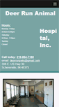 Mobile Screenshot of deerrunanimalhospital.com
